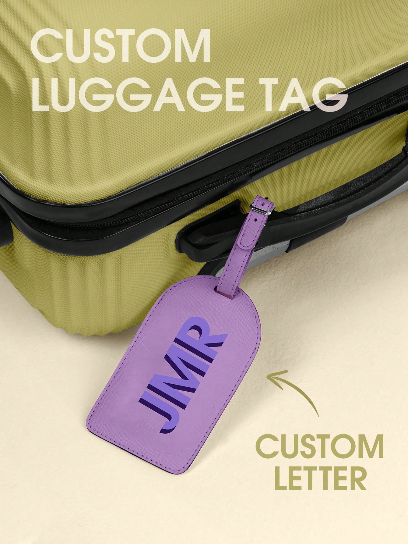 Travel Accessories Baby - Personalized Initial Luggage Tag Custom Letter