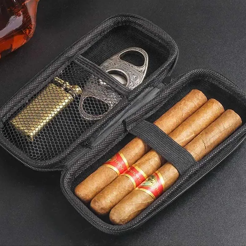 Travel Accessories Gadget - Portable Cigar Case EVA Light weight