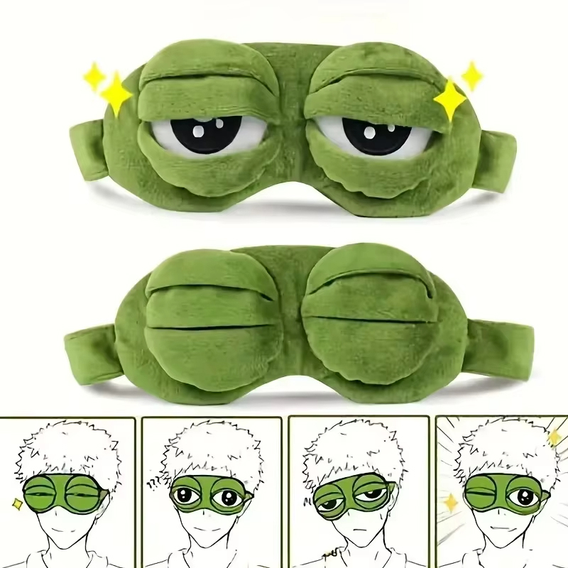 Travel Accessories Gadget - Frog shaped eye mask Party game