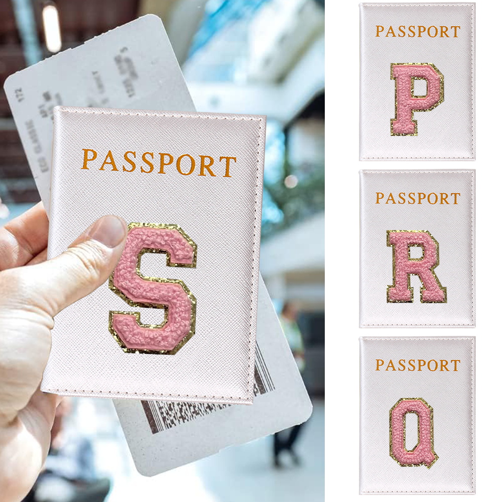 Travel Accessories Pink - Passport Covers PU Leather Card Case