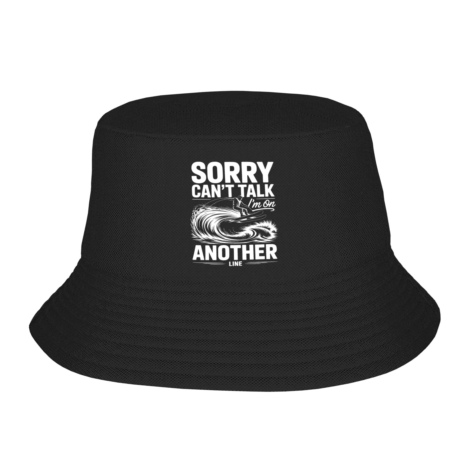 Travel Accessories Online - Girls Cute Bucket Hats Sorry Can't