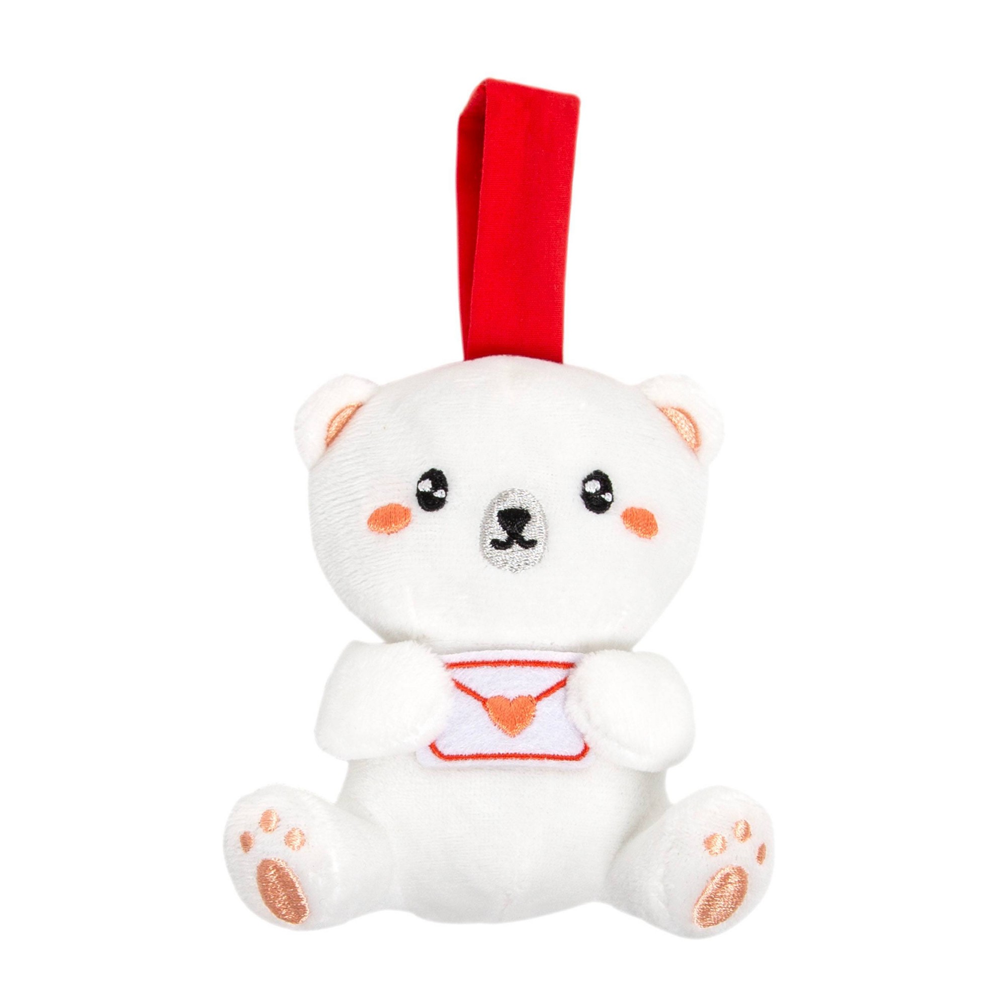 Travel Accessories Baby - Bear Plush Baby Stroller Toy Polyester
