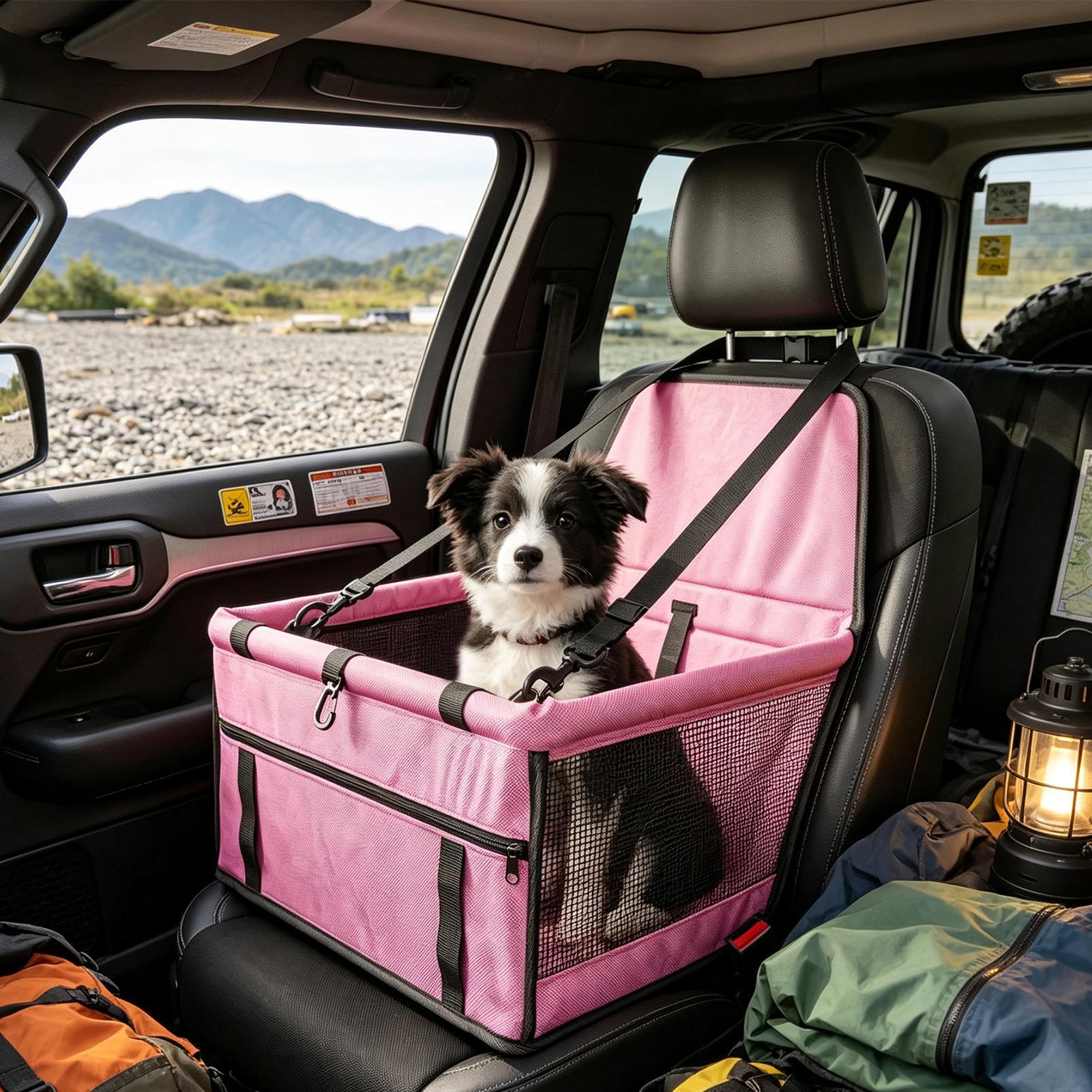Travel Accessories Under 10 - Car Seat For Dogs Waterproof Foldable