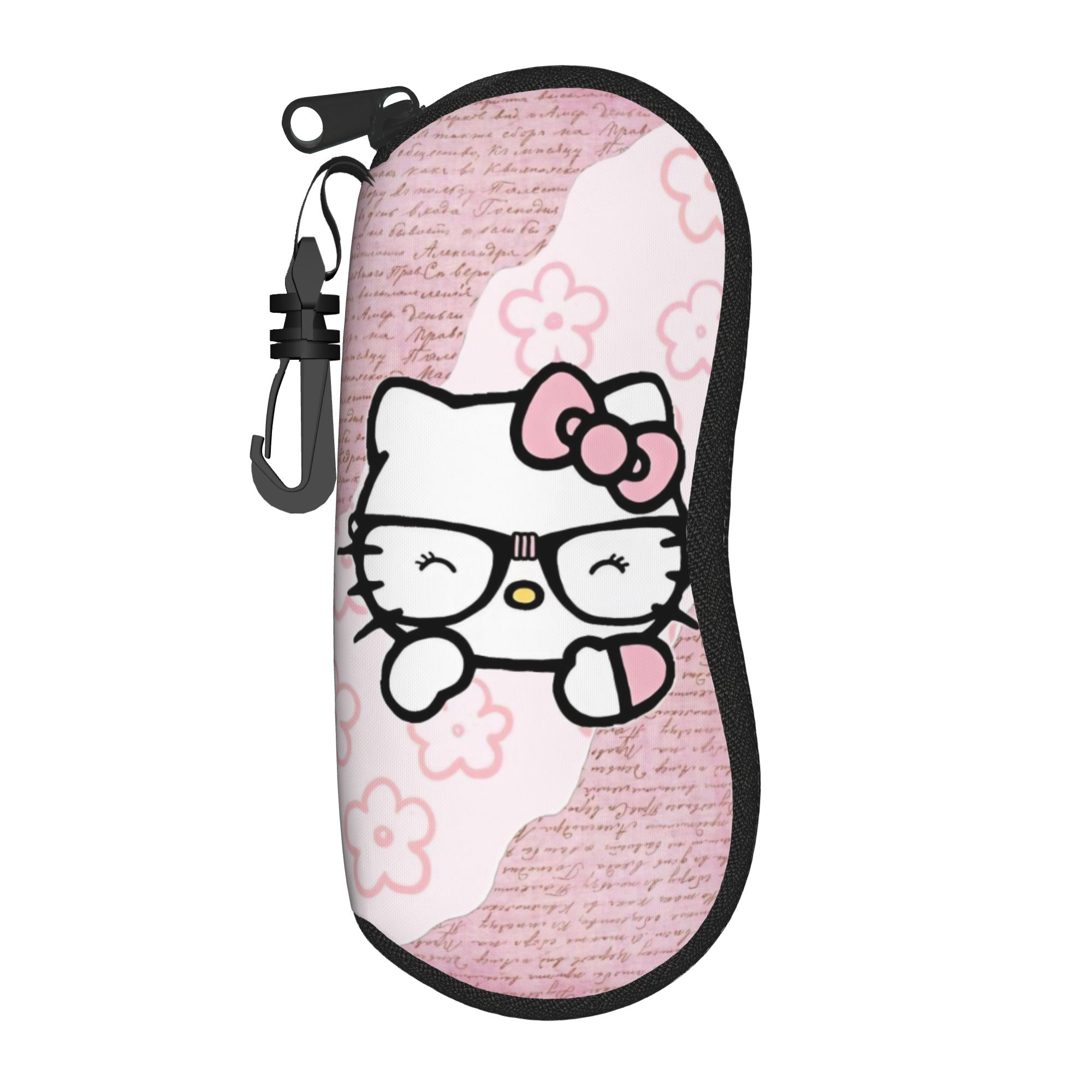 Travel Reading Accessories - Pastel Pink Glasses Case Unisex Travel