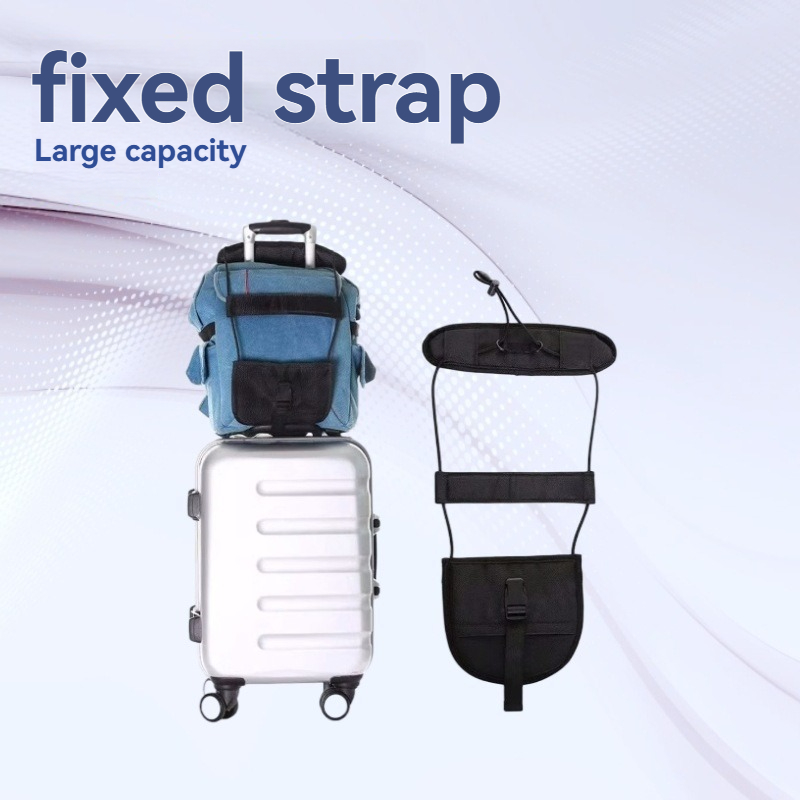 Travel Accessories Luggage Straps - Travel Tied Black Durable Nylon Cargo