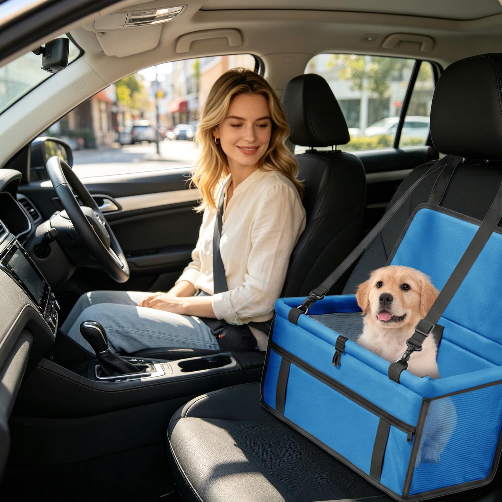Travel Accessories Under 10 - Small Dog Car Seat Waterproof Foldable