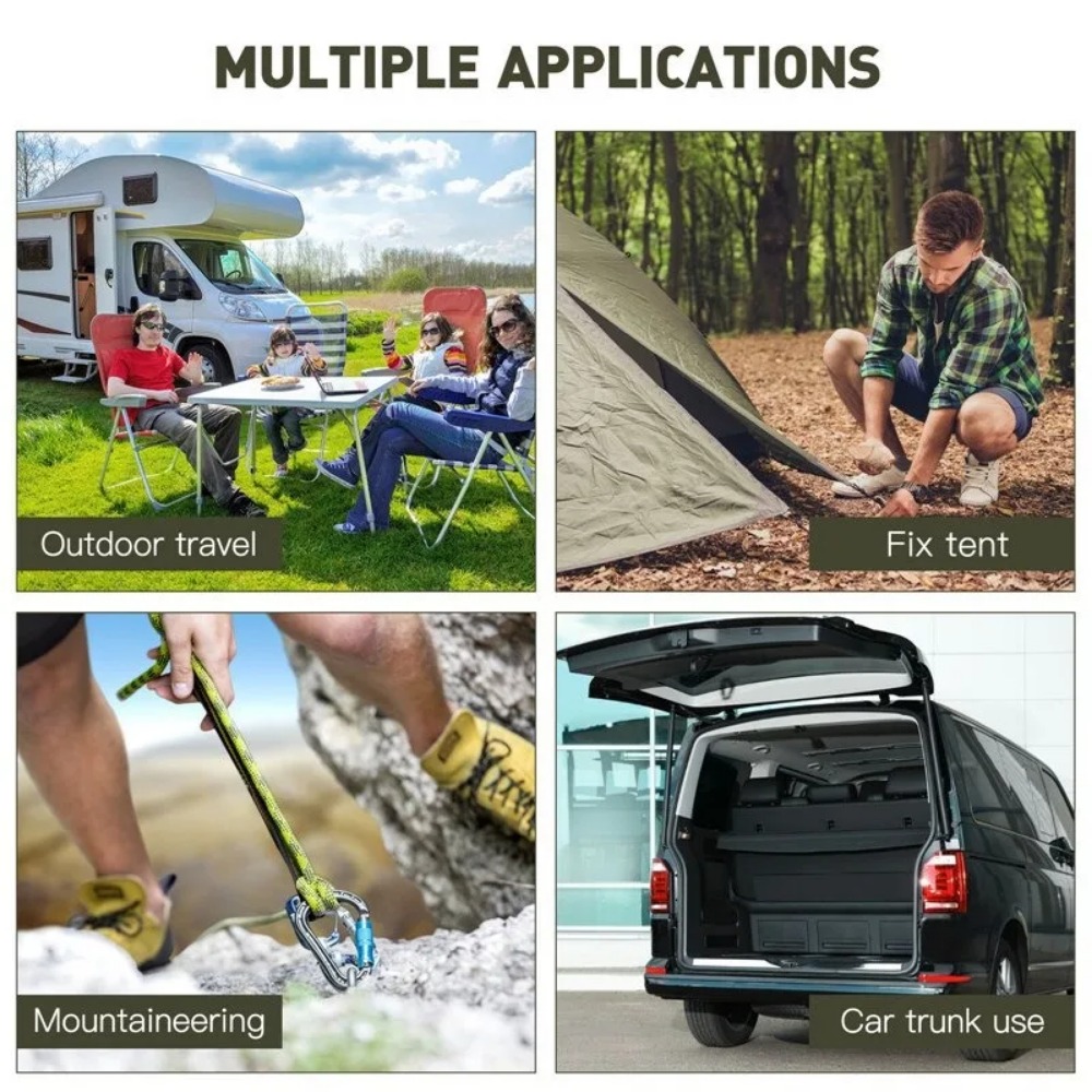Travel Accessories Luggage Straps - 60-90cm 8mm Packing Ropes Outdoor Elastic
