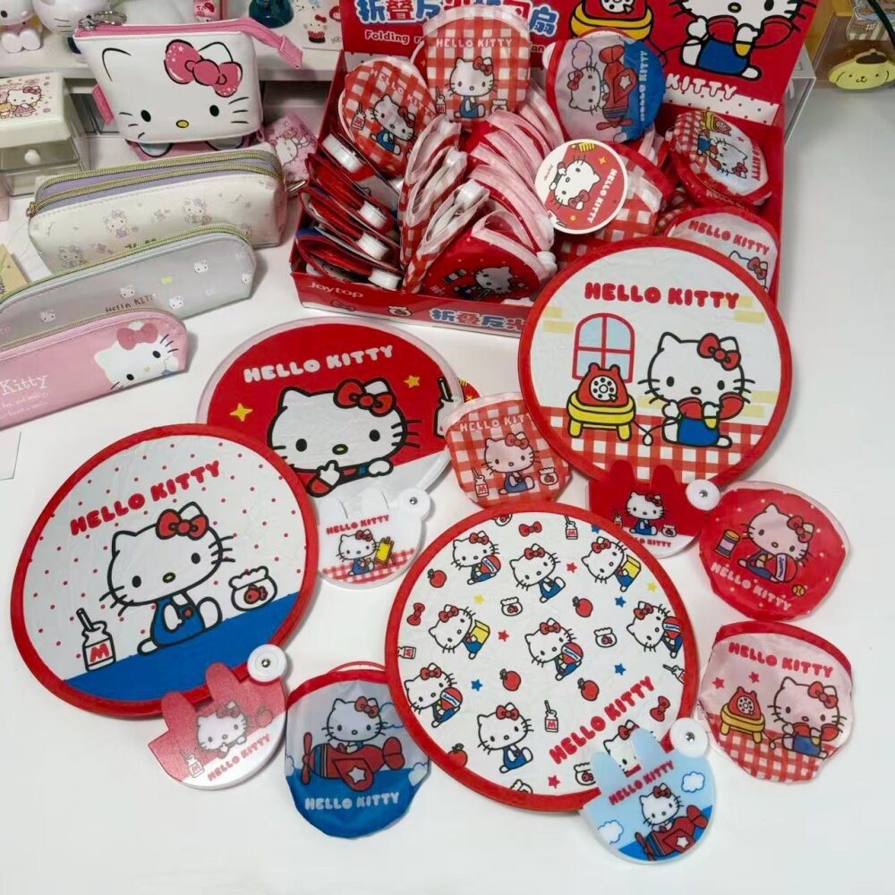 Travel Accessories Pink - 1Pcs Genuine Sanrio Hello Kitty Folding