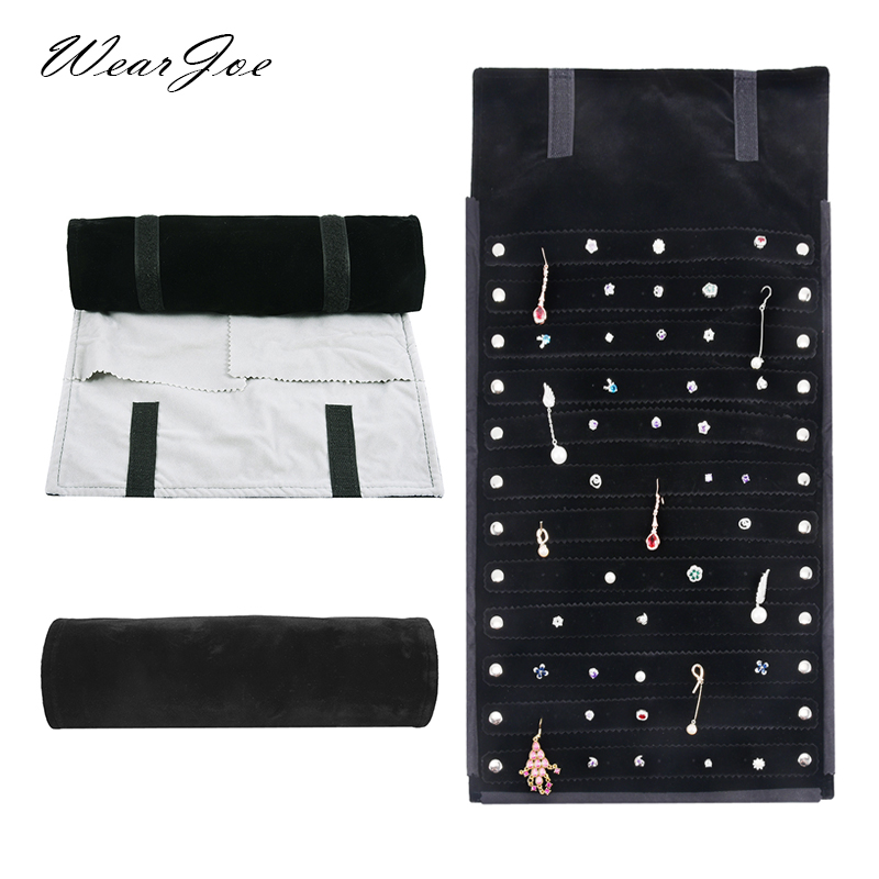 Travel Router Accessories - Superior Velvet Jewelry Travel Roll Bag