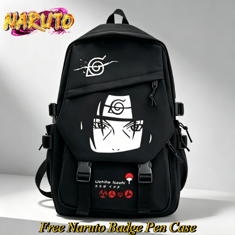 Travel Accessories Kit Bag - NARUTO Cartoon Backpack Two-dimensional Student School