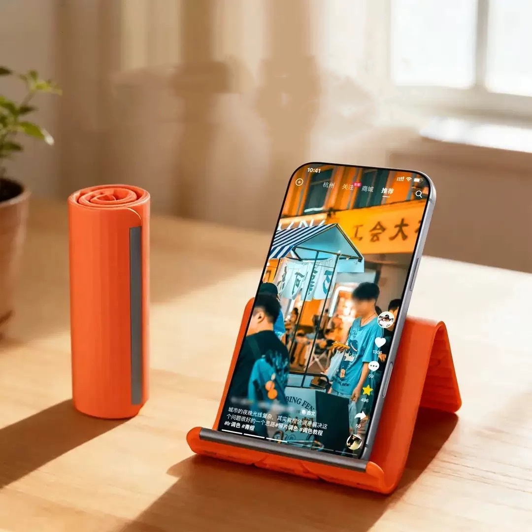 Travel Accessories Gadget - Lazy Portable Phone Stand Silicone Desktop
