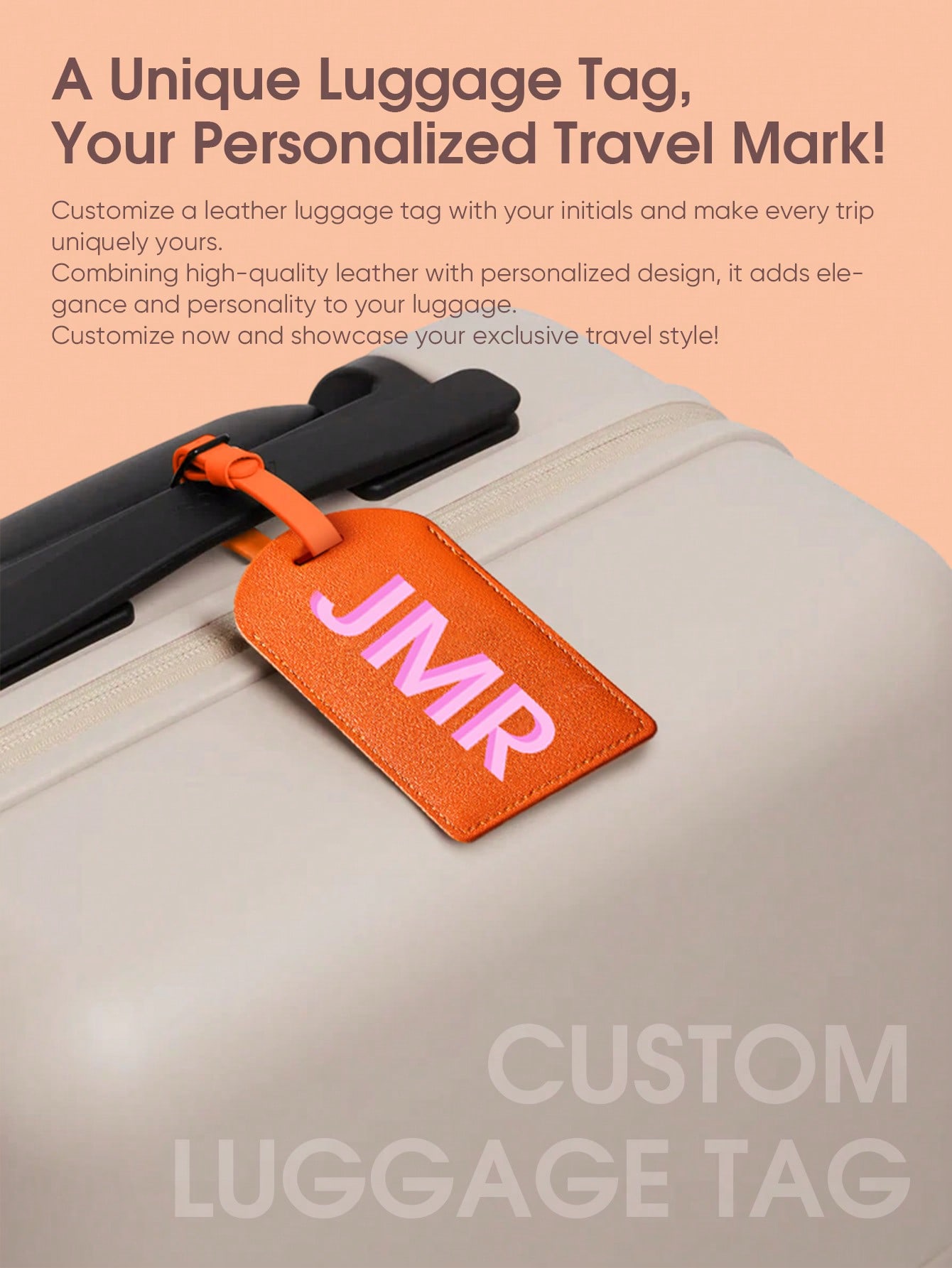 Personalized Initial Luggage T - Travel Accessories Baby recension och pris