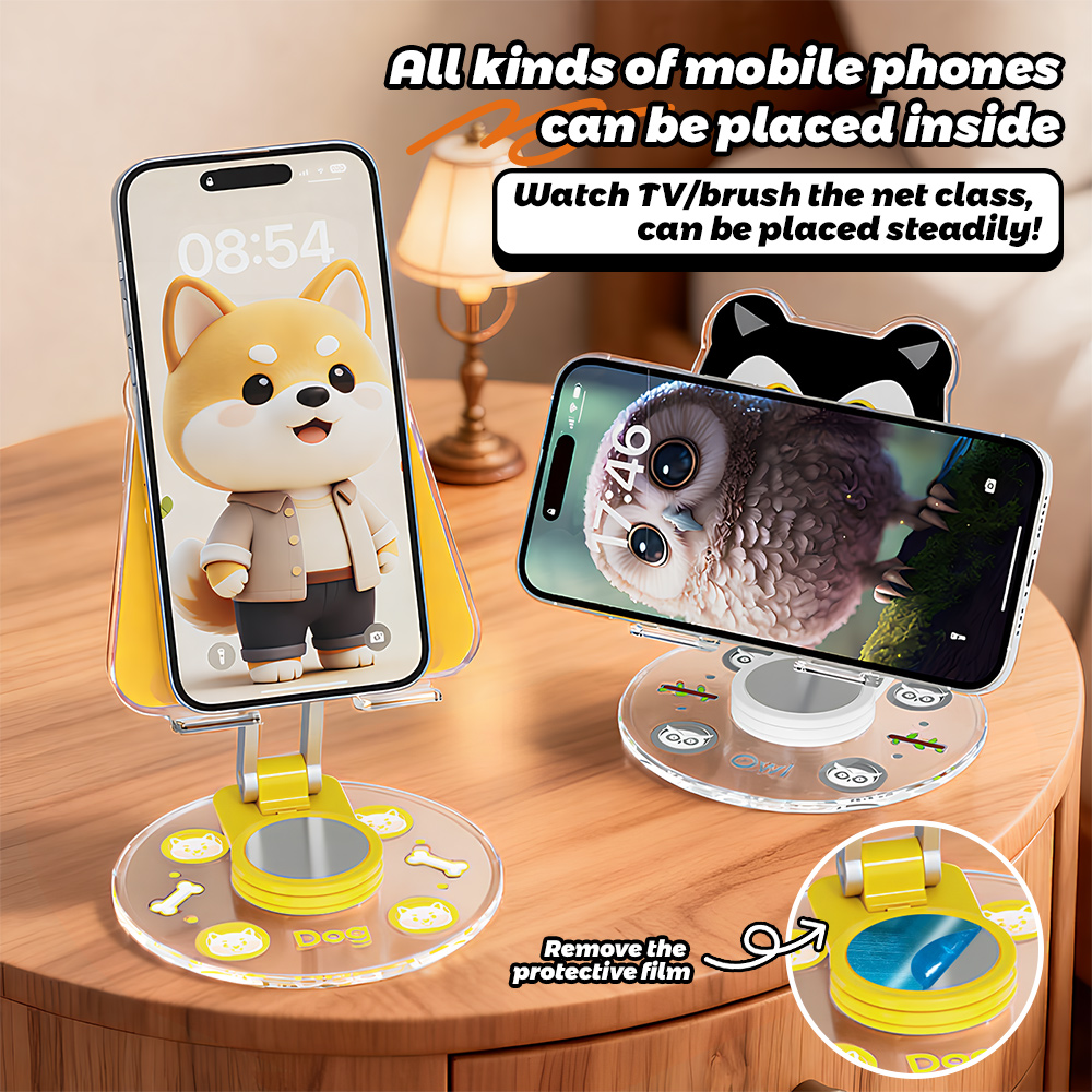 Cute Animal Phone Stand 360 Ro - Travel Accessories Online recension och pris