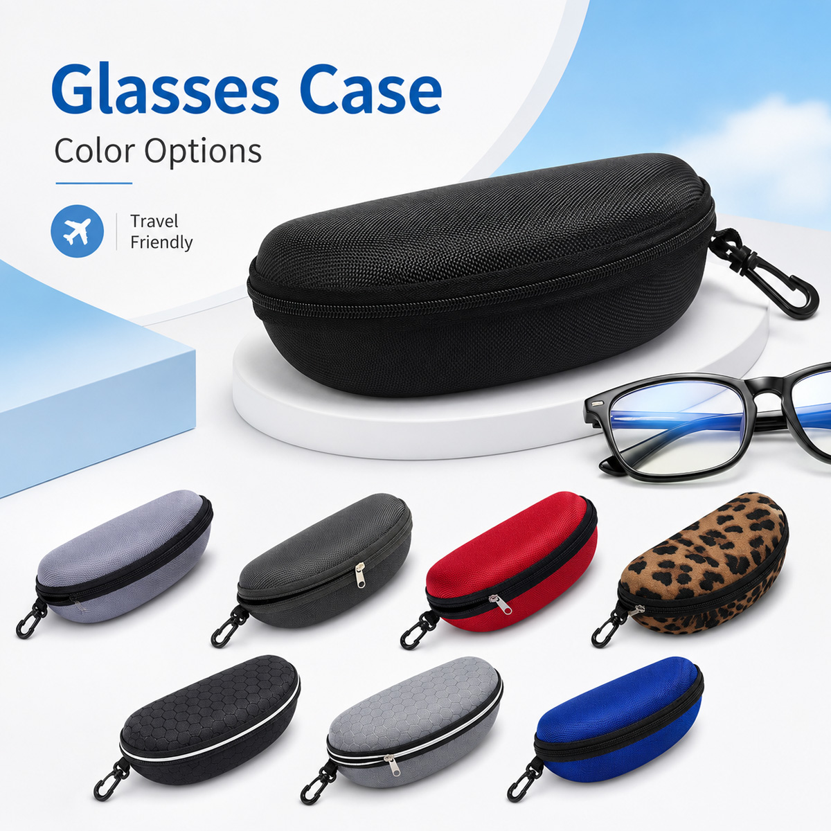 Protective Hard Shell Glasses  - Travel Reading Accessories recension och pris