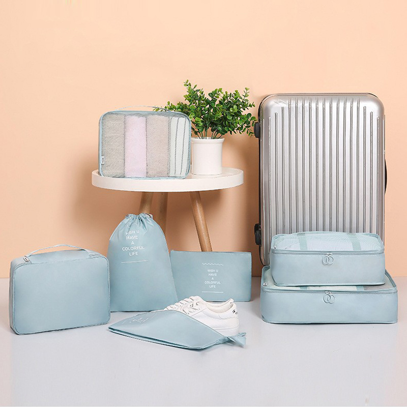 7-Piece Packing Cubes Set - Tr - Travel Accessories Kit Bag recension och pris
