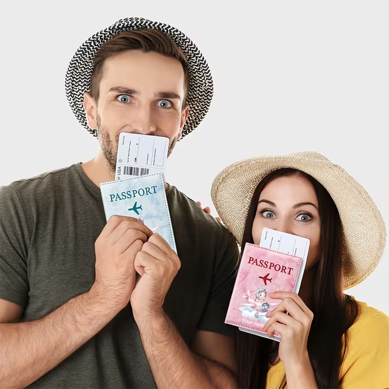 Personalized Custom Name Pink  - Travel Accessories Pink recension och pris