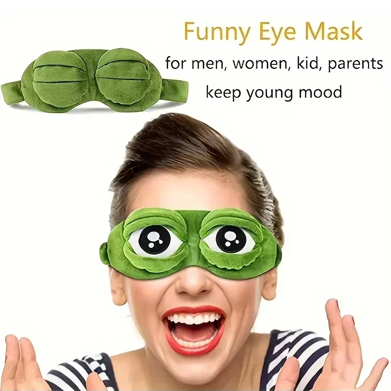 Frog shaped eye mask Party gam - Travel Accessories Gadget recension och pris