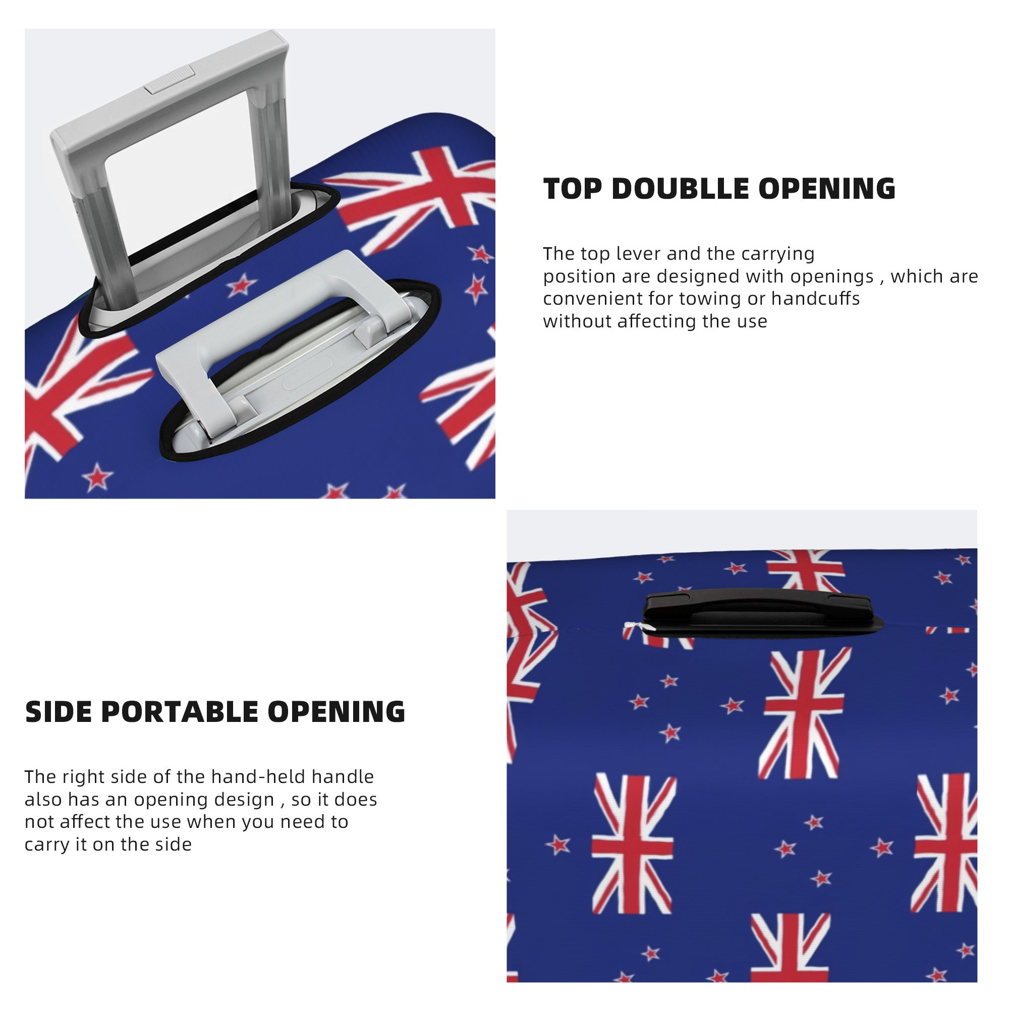 New Zealand Flag  Luggage Cove - Travel Accessories New Zealand recension och pris