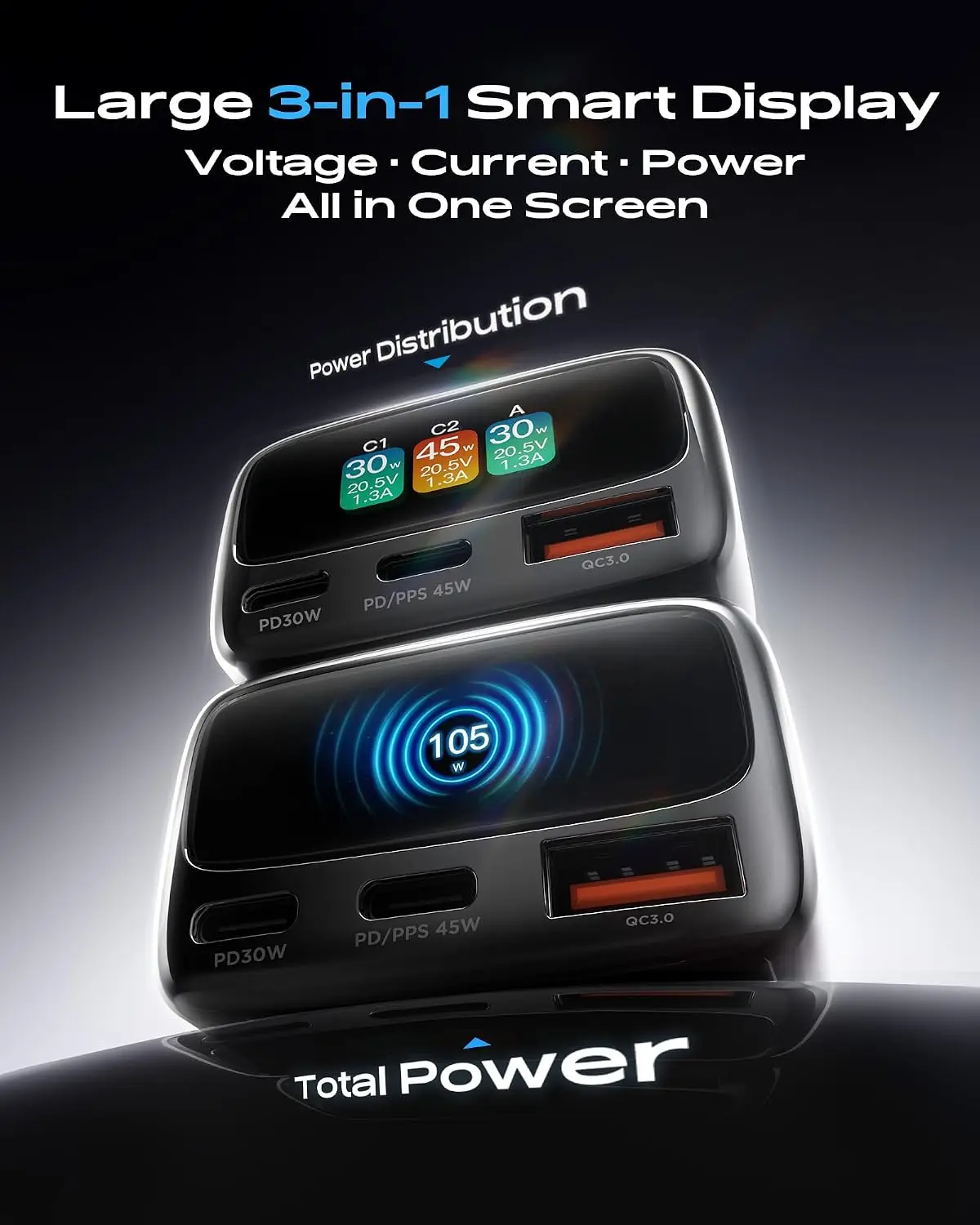 105W USB C Car Charger with Di - Travel Accessories In Car recension och pris