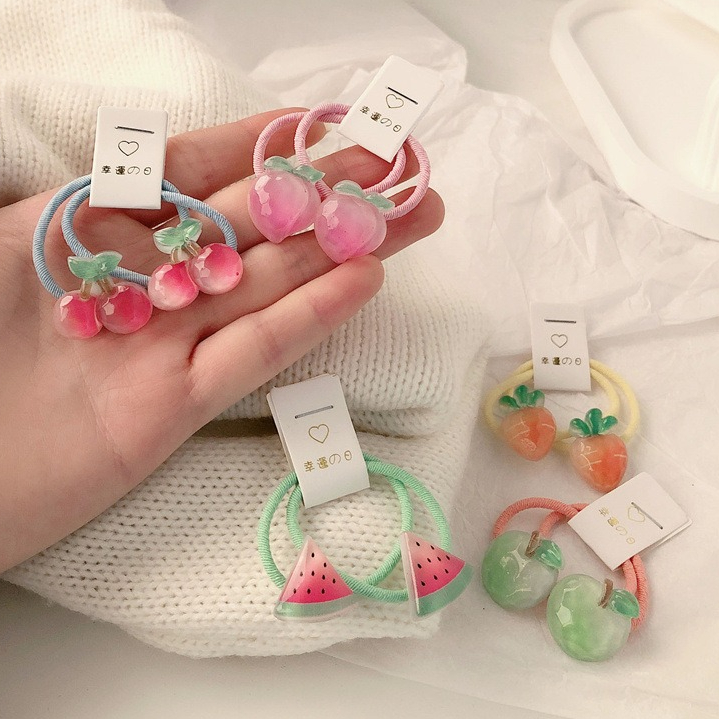 Kids Carrot Hair Ties 5 Pair N - Travel Accessories Baby recension och pris