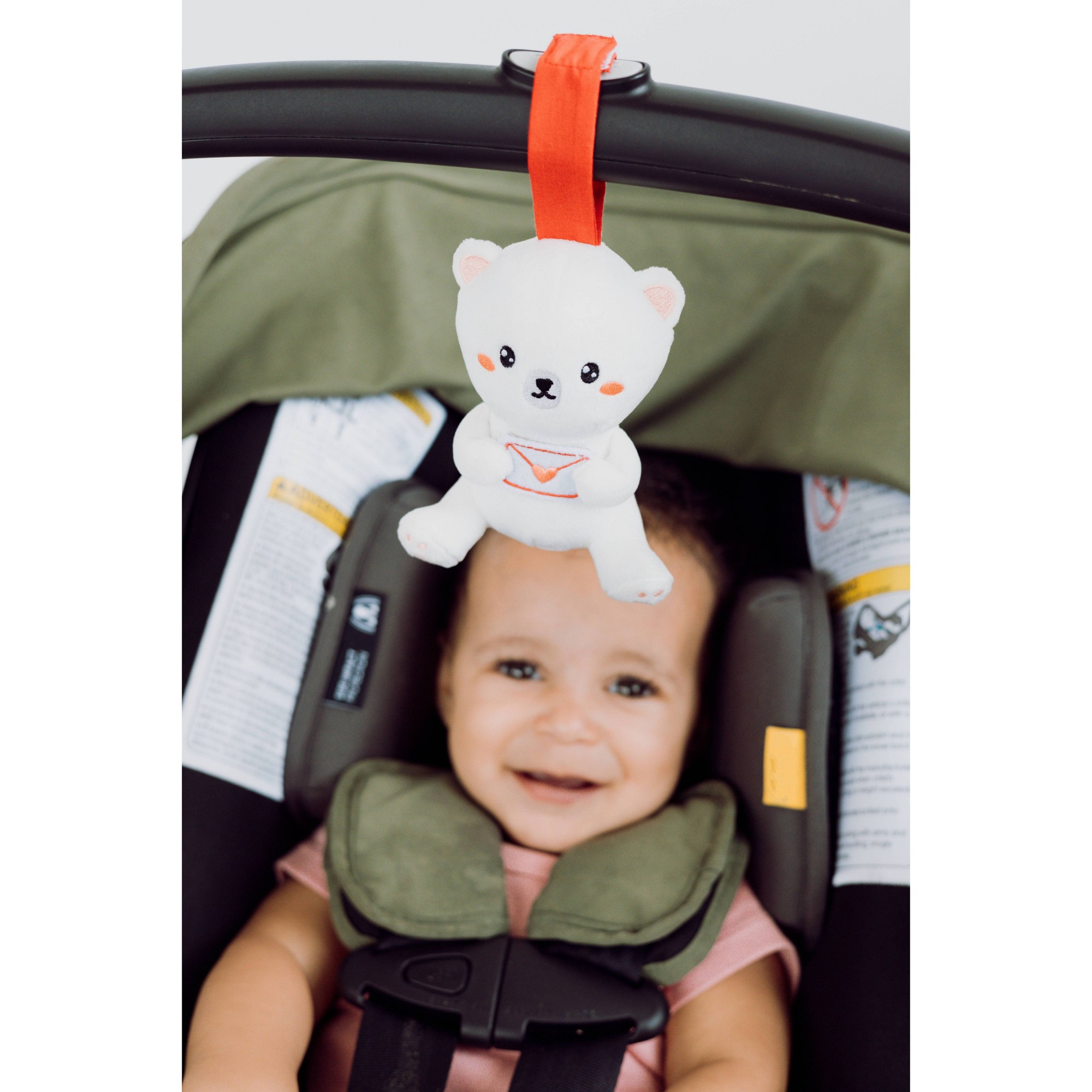 Bear Plush Baby Stroller Toy P - Travel Accessories Baby recension och pris