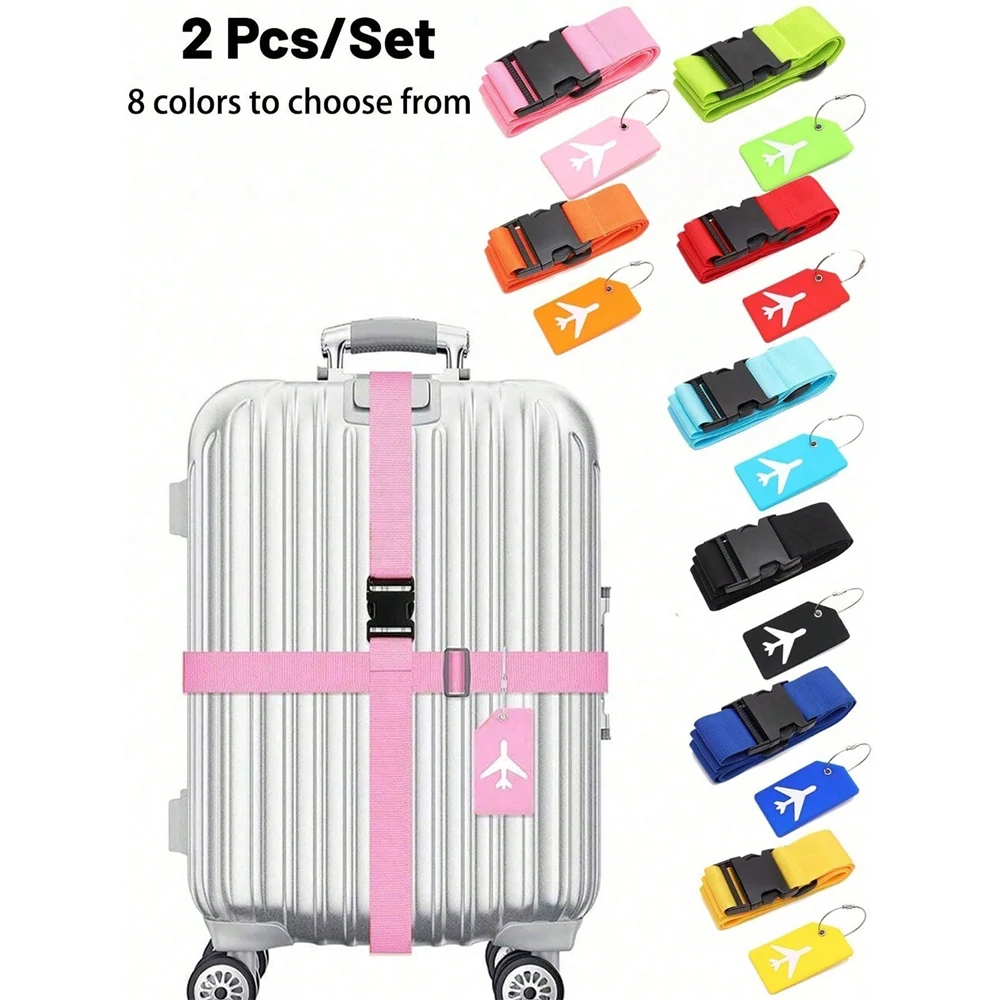 Luggage Strap Set with Luggage - Travel Accessories Luggage Straps recension och pris