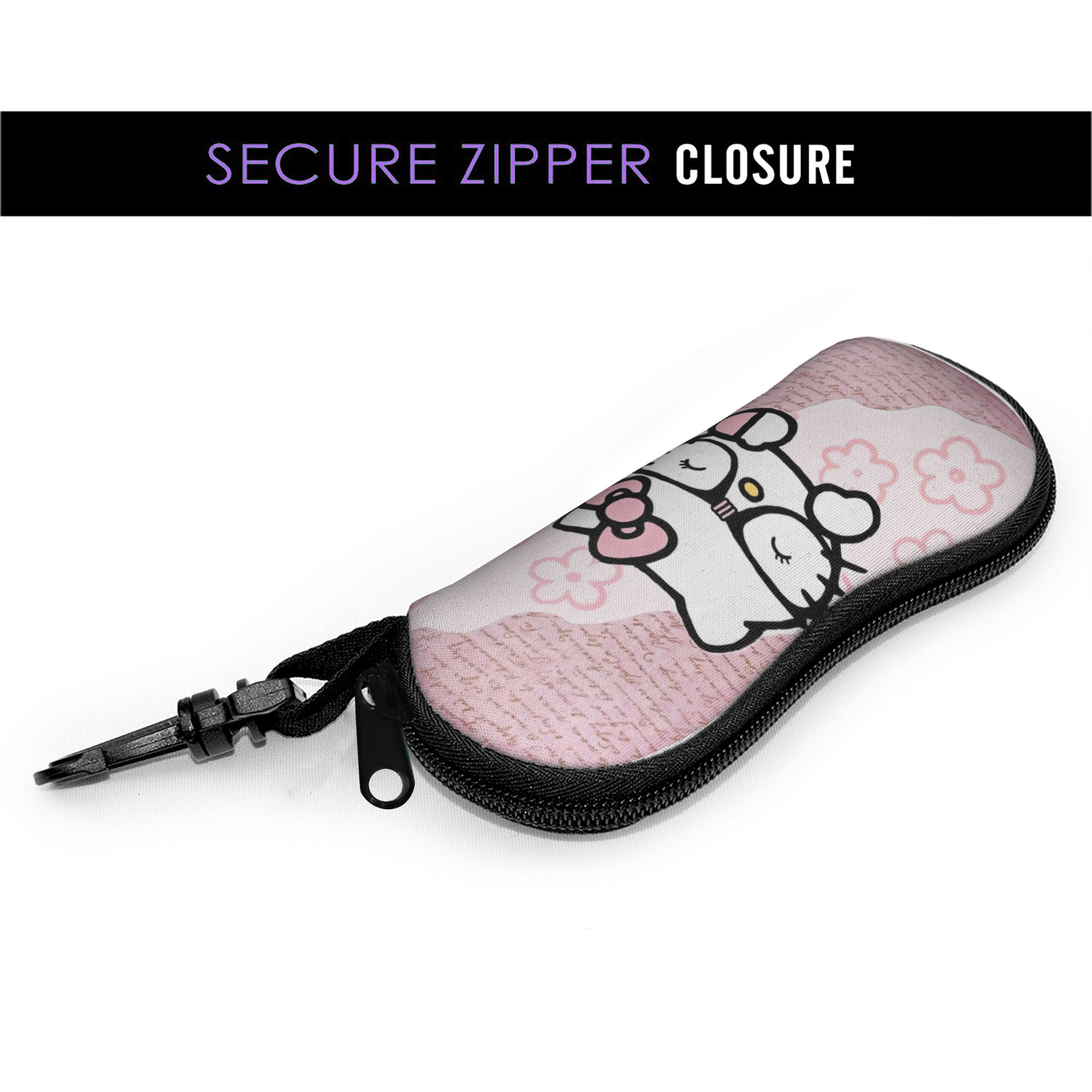 Pastel Pink Glasses Case Unise - Travel Reading Accessories recension och pris