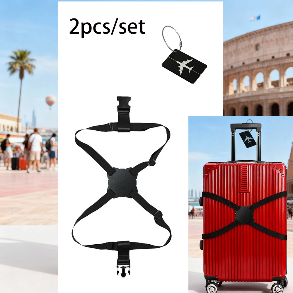 2Pcs/Set Combination Set of Ou - Travel Accessories Luggage Straps recension och pris