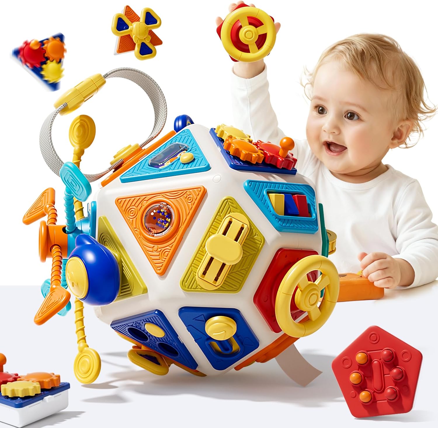 Baby Busy Board Activity Cube  - Travel Accessories Baby recension och pris