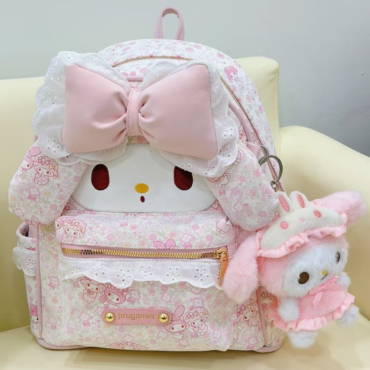 Kawaii Melody Print Backpack P - Travel Accessories Pink recension och pris