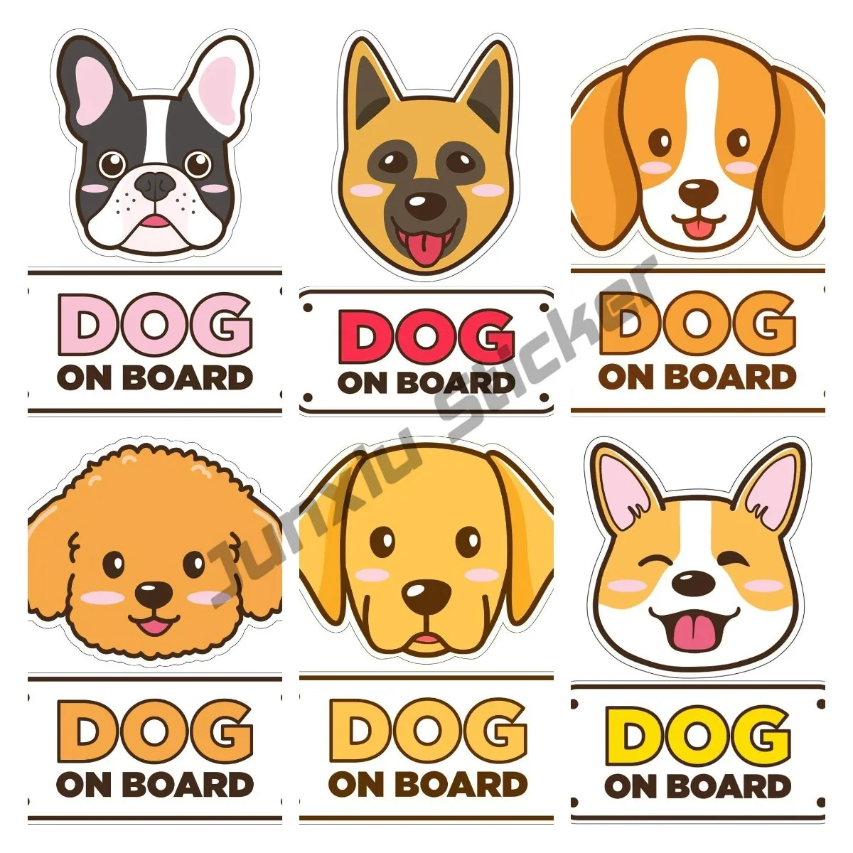 Dog on Board Car Sticker Bumpe - Travel Accessories Online recension och pris
