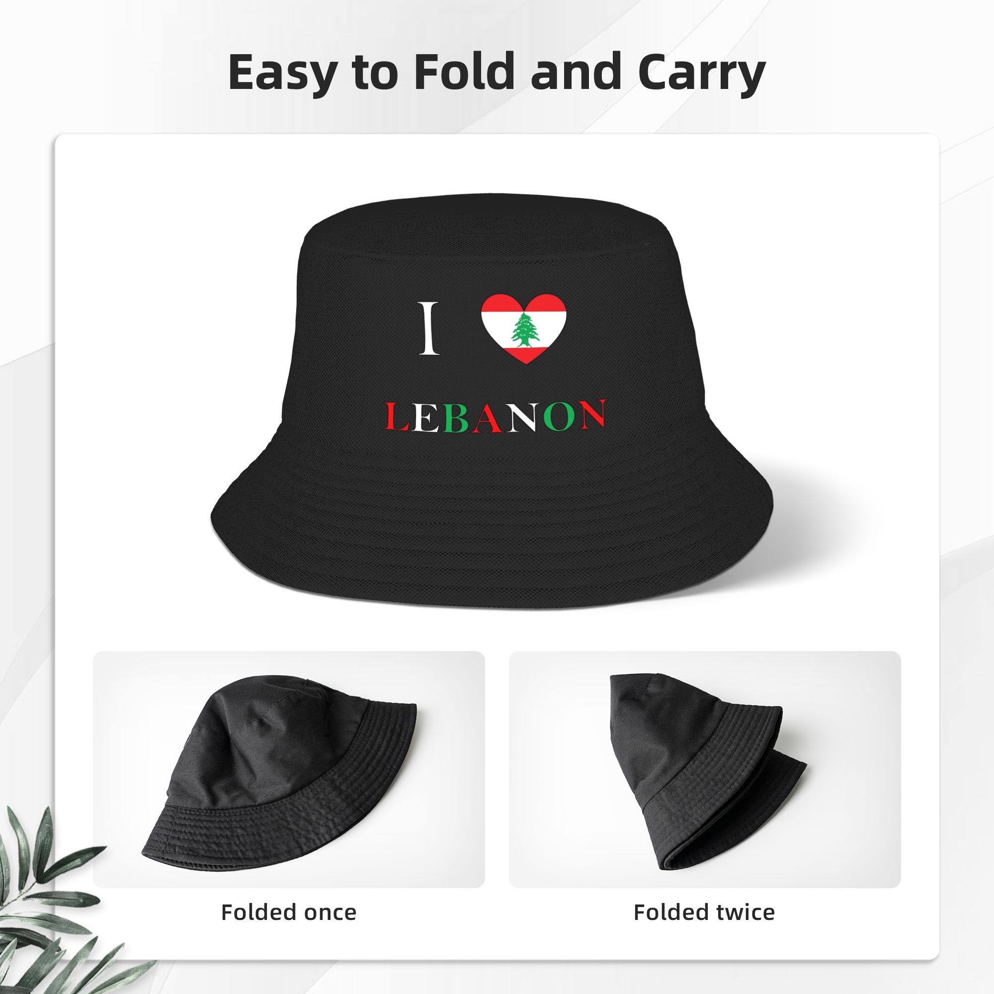Unisex Cute Bucket Hats Lebano - Travel Accessories Lebanon recension och pris