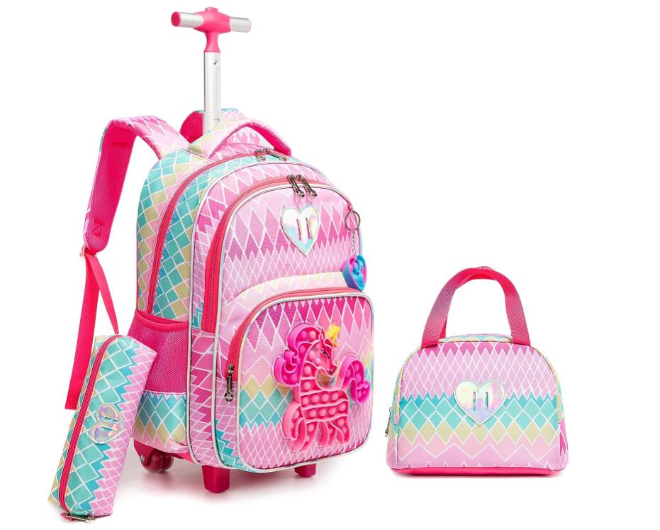 School Rolling Backpack Set fo - Travel Router Accessories recension och pris