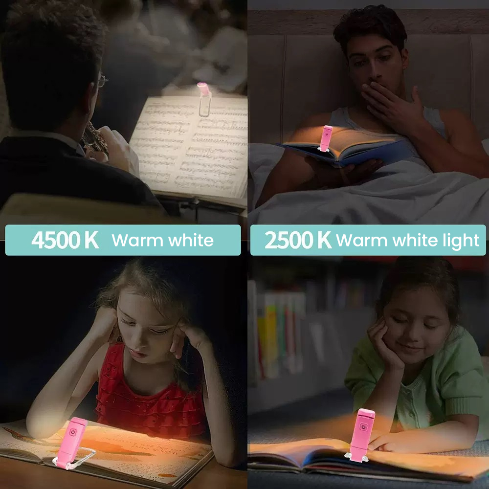 Portable Rechargeable LED Clip - Travel Reading Accessories recension och pris