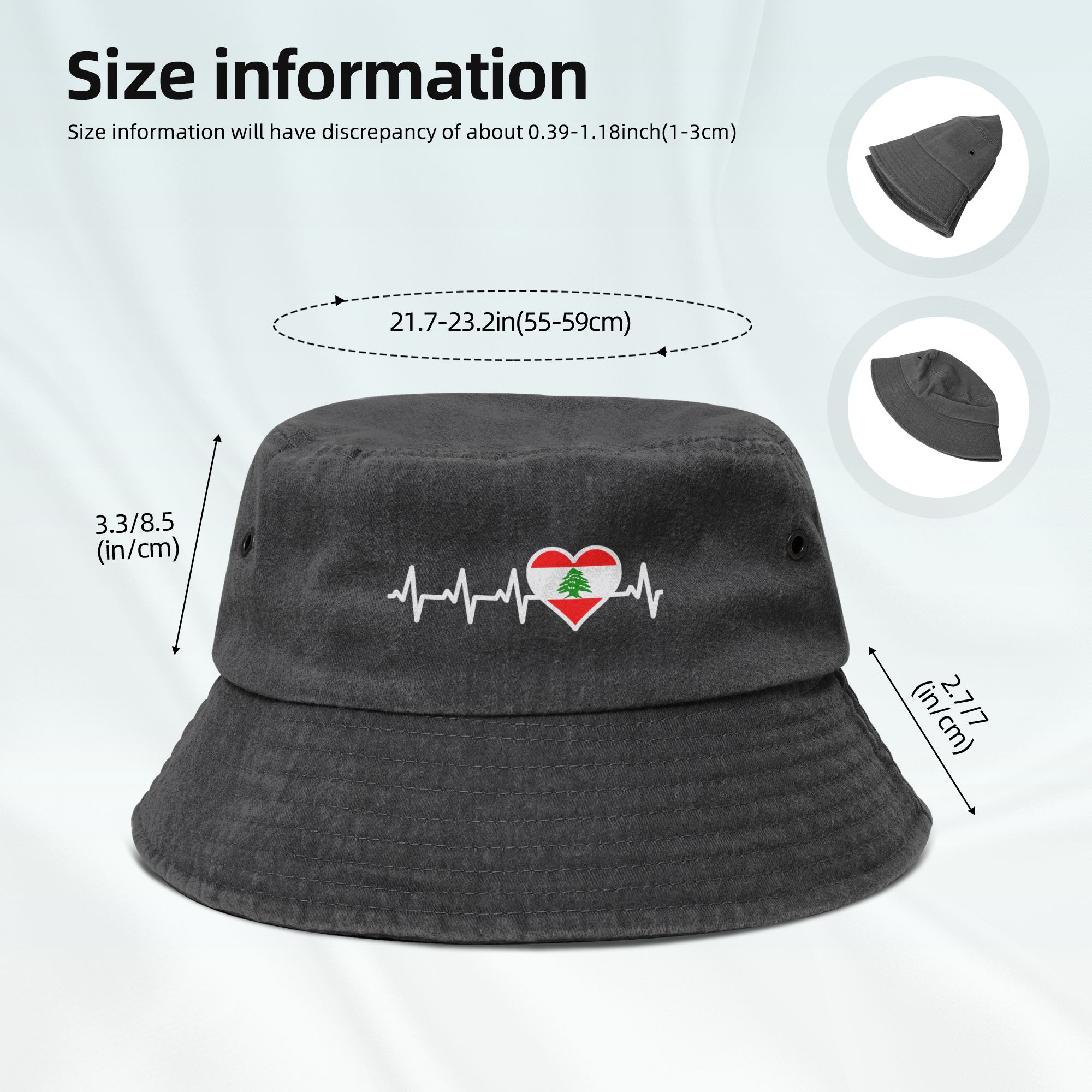 Lebanon Flag Heart Men Women B - Travel Accessories Lebanon recension och pris