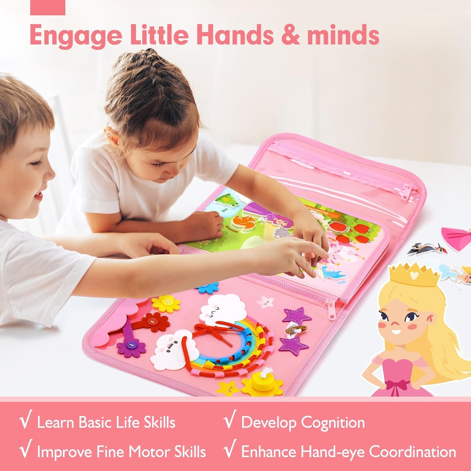 Toddler Busy Board Toys Montes - Travel Accessories Baby recension och pris