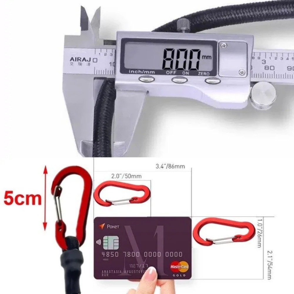 60-90cm 8mm Packing Ropes Outd - Travel Accessories Luggage Straps recension och pris