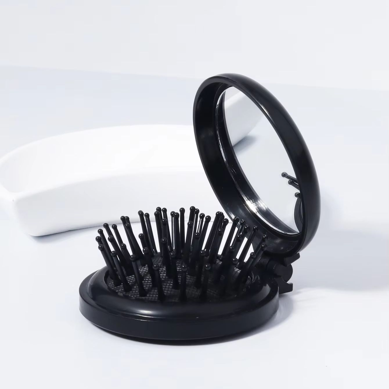 1pc portable folding hair brus - Travel Accessories Gadget recension och pris