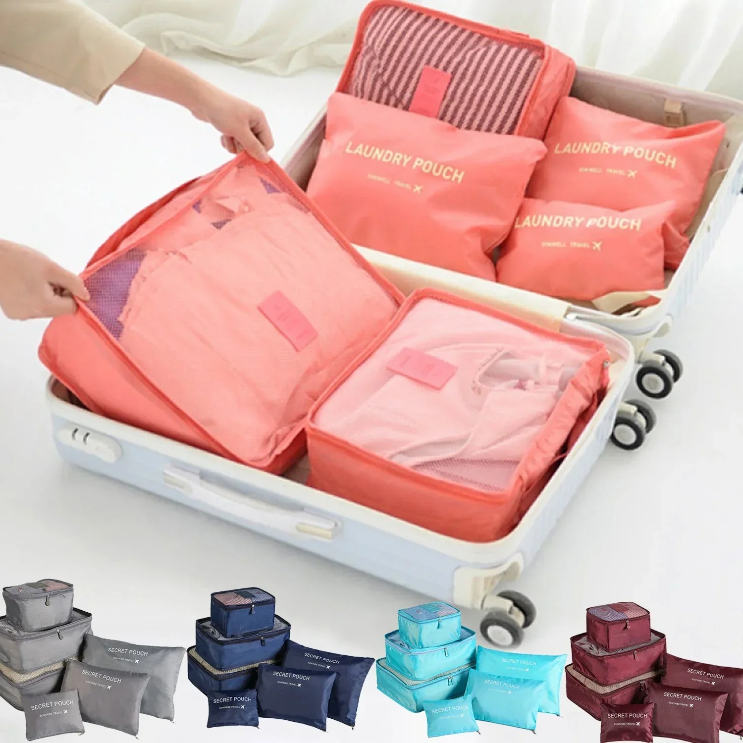 6pcs Set Travel Storage Bags S - Travel Accessories Kit Bag recension och pris