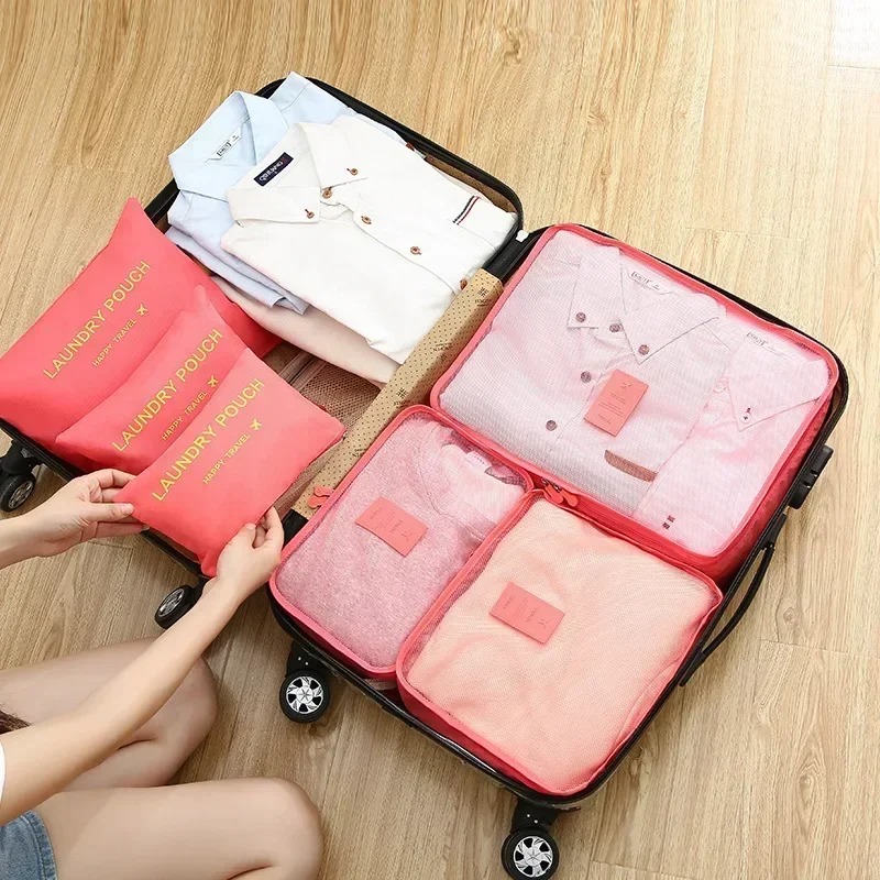 6pcs Set Travel Storage Bags S - Travel Accessories Kit Bag recension och pris