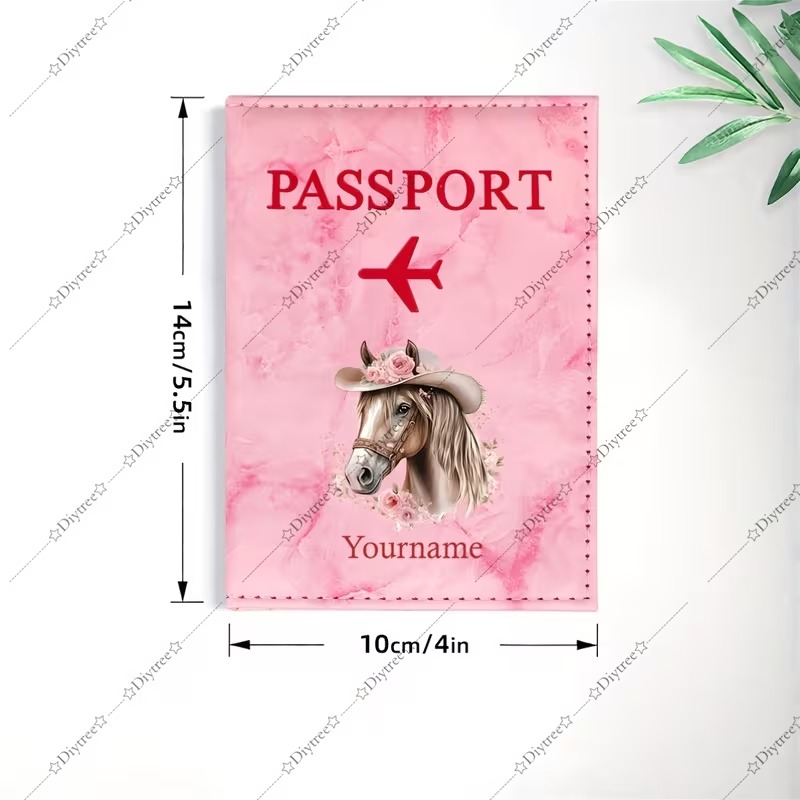Personalized Custom Elegant Pa - Travel Accessories Pink recension och pris