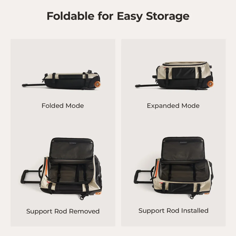 BAGSMART 43L Roller Travel Bac - Travel Router Accessories recension och pris