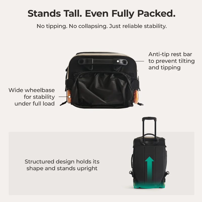BAGSMART 43L Roller Travel Bac - Travel Router Accessories recension och pris