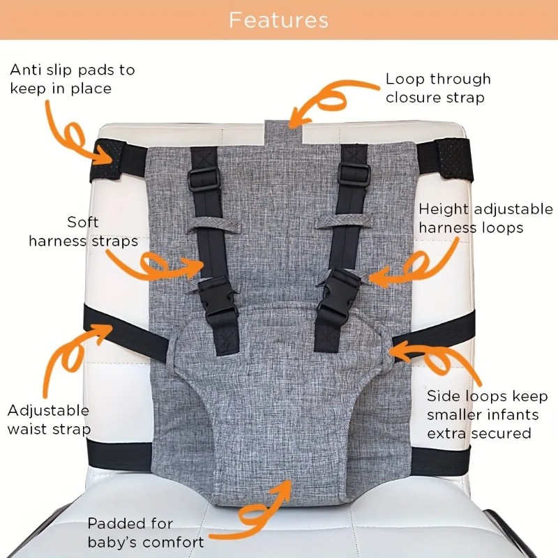 Adjustable Baby Dining Chair S - Travel Accessories Baby recension och pris