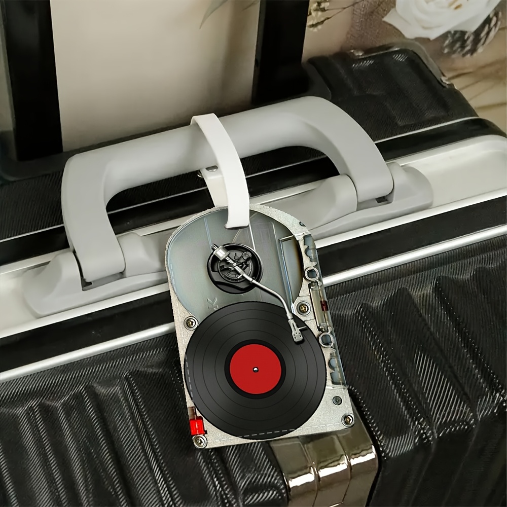 Vintage Vinyl Record Player Lu - Travel Accessories Luggage Straps recension och pris