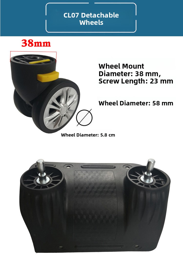 Detachable Luggage Wheel Acces - Travel Router Accessories recension och pris