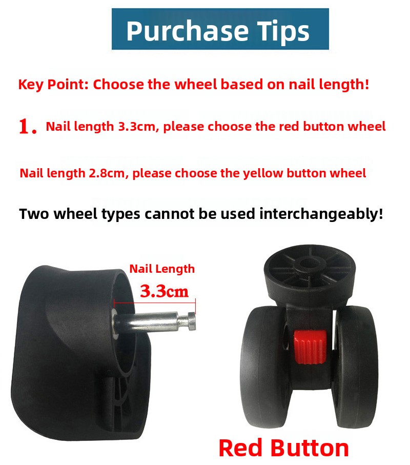 Detachable Luggage Wheel Acces - Travel Router Accessories recension och pris