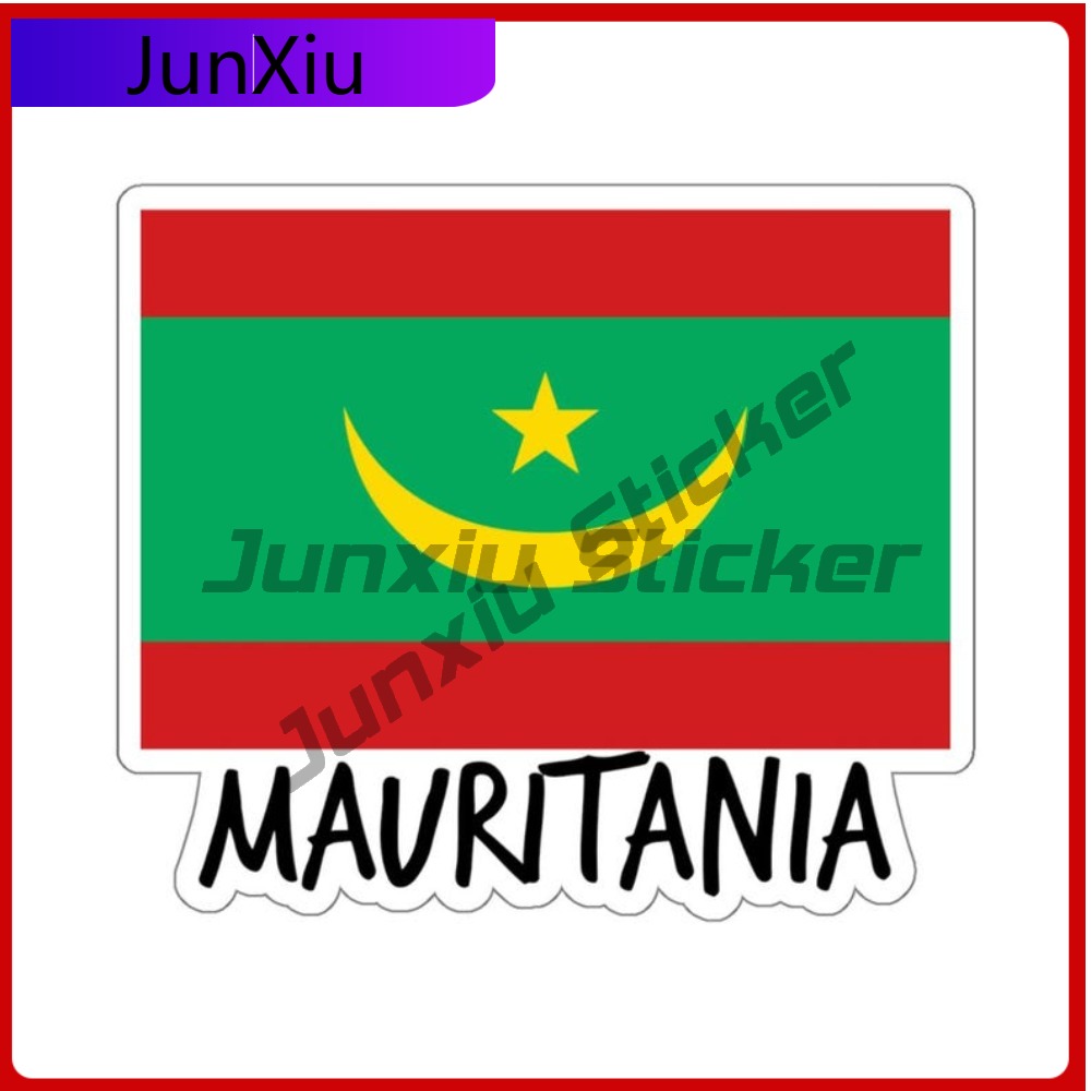 Mauritania Flag Travel Sticker - Travel Accessories In Car recension och pris