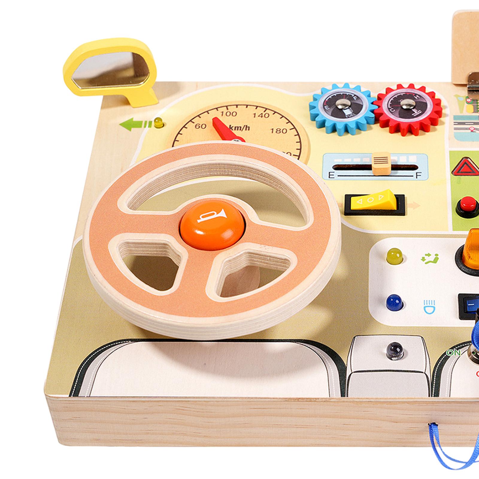 Montessori Busy Board with LED - Travel Accessories Baby recension och pris