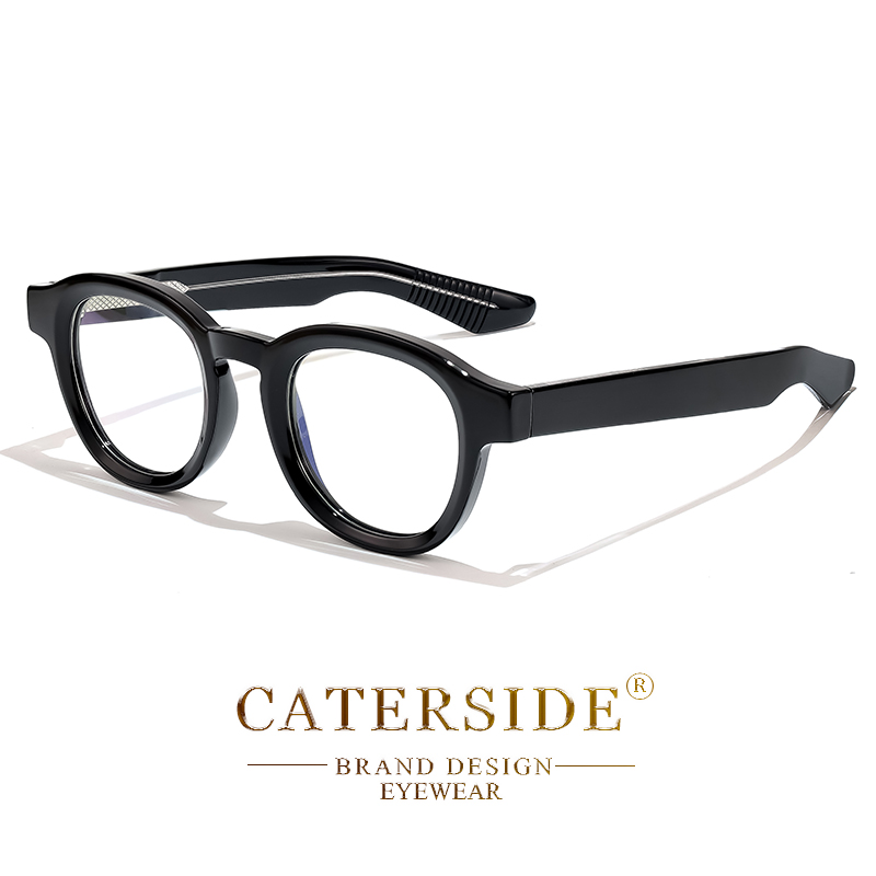 CATERSIDE Round Glasses Frame  - Travel Reading Accessories recension och pris